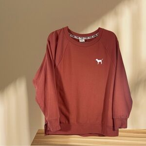 Pink Vicroria Secret Women Medium sweatshirt Orange/peach Color